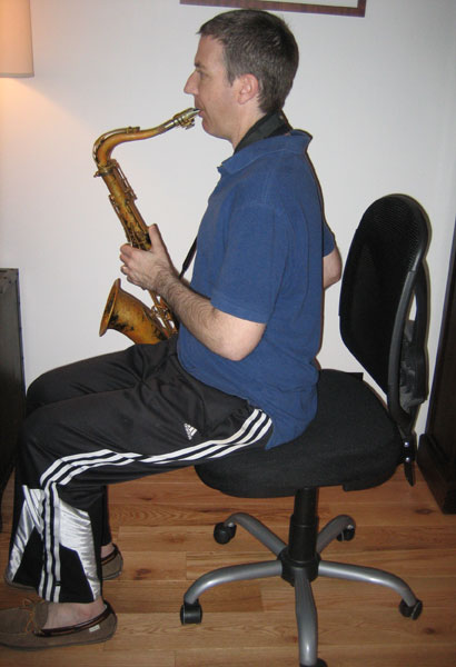 Proper Saxophone Sitting Posture