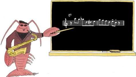 Lobster blackboard cover 11