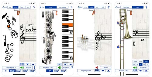 Software Based Saxophone Scales And Finger Chart