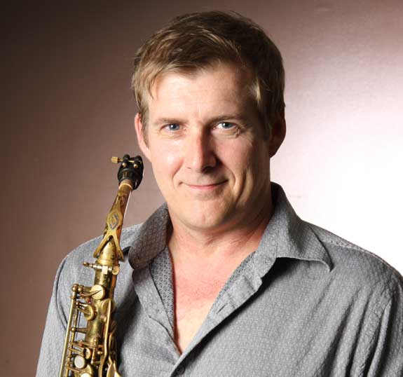 Saxophonist Rick Keller